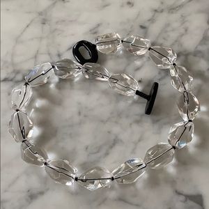 Quartz crystal necklace